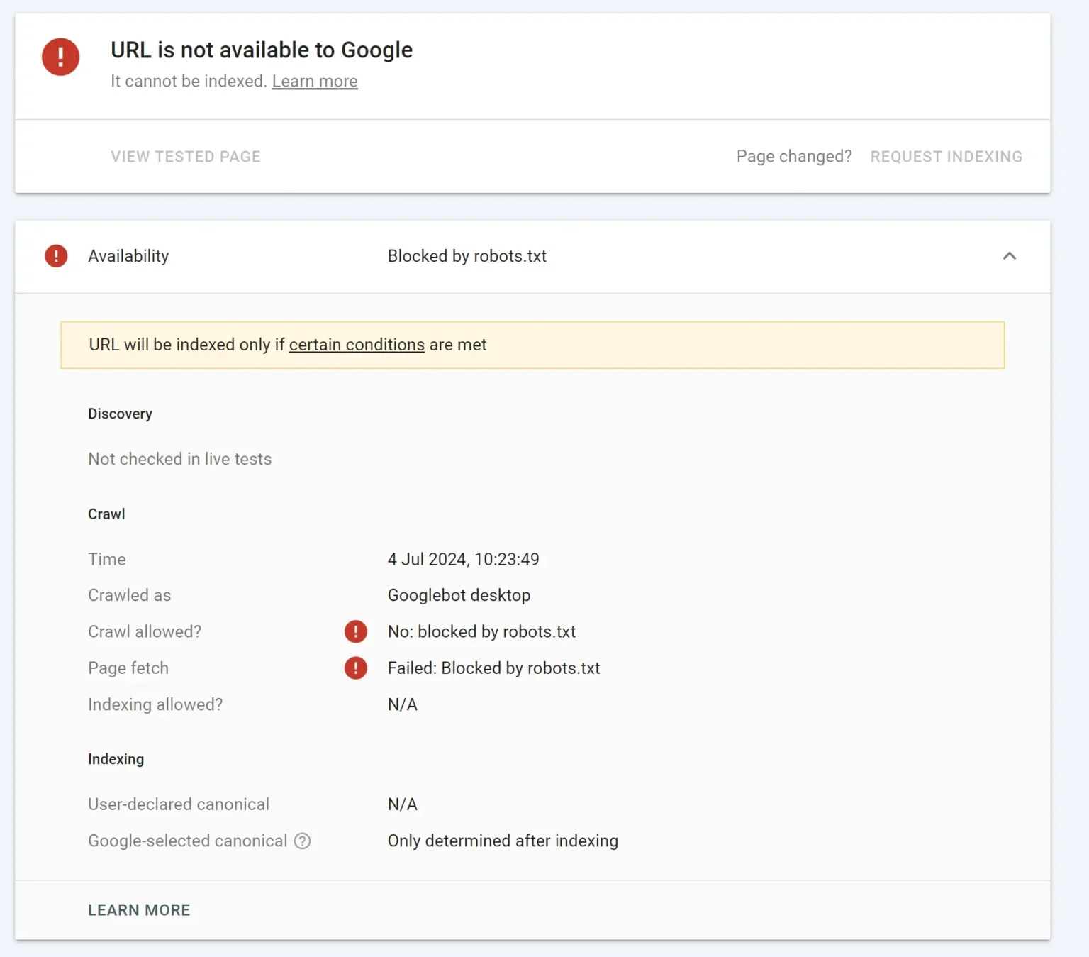 Google getting blocked by your Robots.txt file - Dean Davis