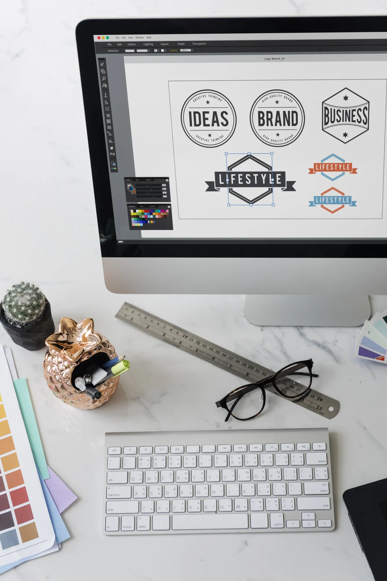 Logo Designer Basingstoke - Custom Brand Identity by Dean Davis