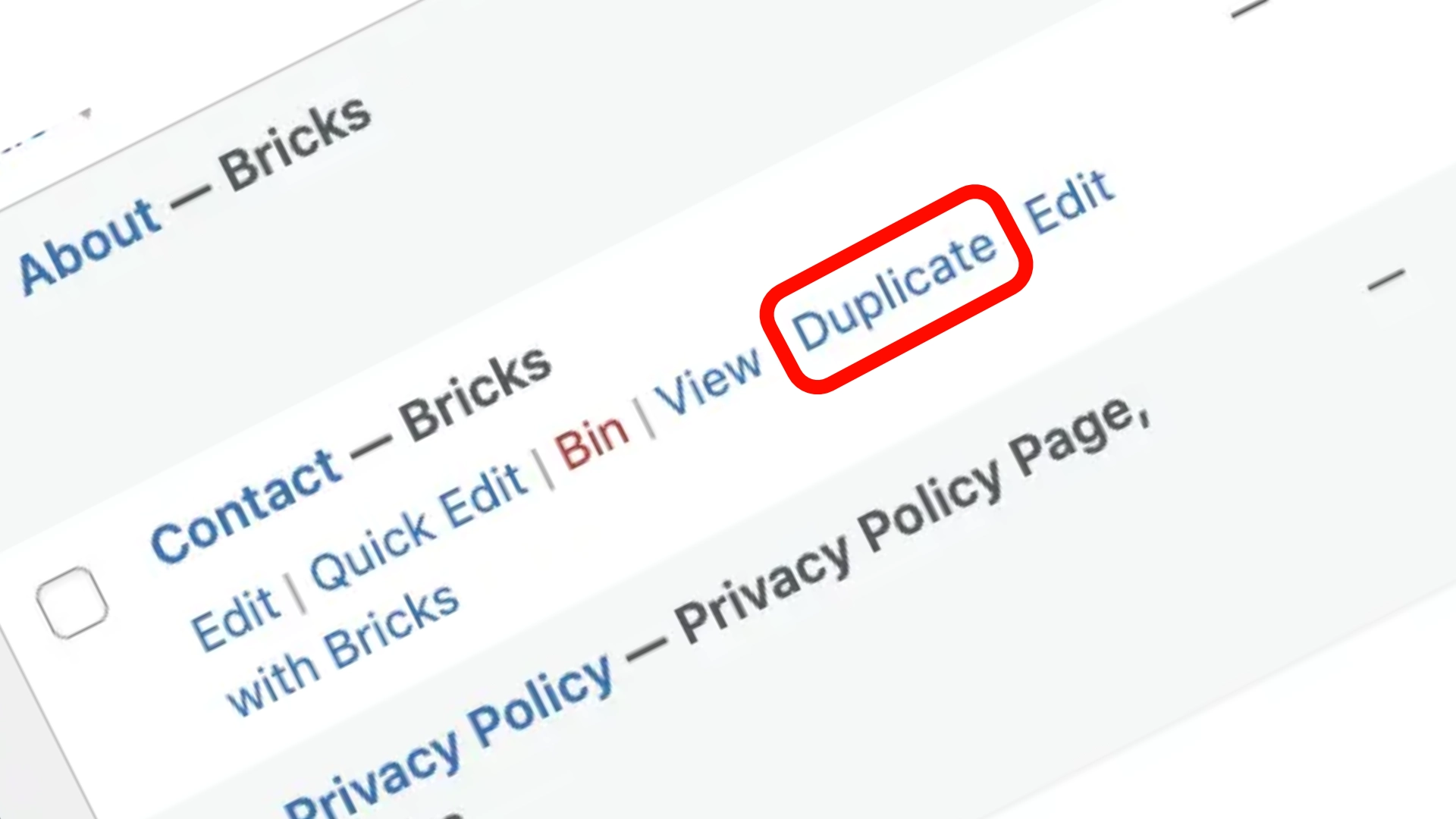 Duplicating posts and pages in WordPress